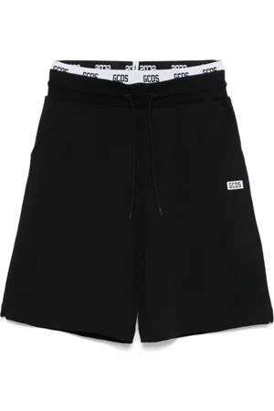 GCDS Hombre, Pantalones cortos, Negro, Talla: L