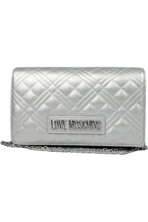 Moschino Mujer, Bolsos, Gris, Talla: ONE Size
