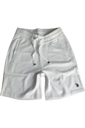 U.S. Polo Assn. Hombre, Pantalones cortos, Blanco, Talla: M