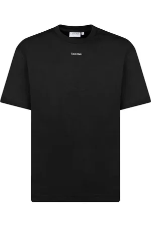 Calvin Klein Hombre, Camisetas, Negro, Talla: XL