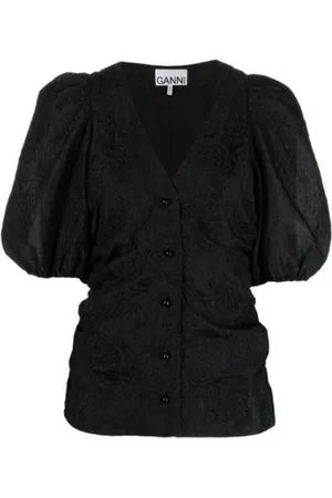 Ganni Mujer, Blusas y Camisas, Negro, Talla: S