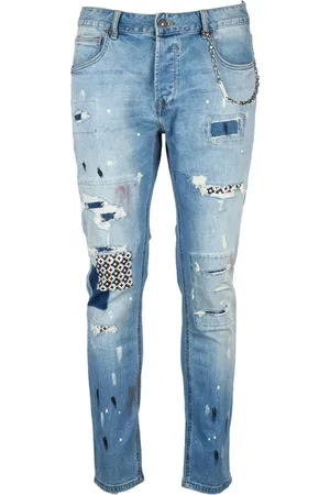 GIANNI LUPO Hombre, Vaqueros, Azul, Talla: W32