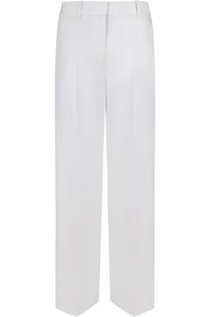 Calvin Klein Mujer, Pantalones, Blanco, Talla: M