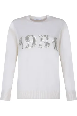 Max Mara Mujer, Jerseys, Blanco, Talla: M