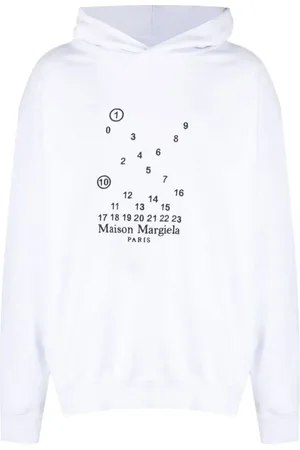 Maison Margiela Hombre, Sudaderas, Blanco, Talla: M