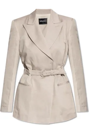 Emporio Armani Mujer, Chaquetas, Gris, Talla: 2XS