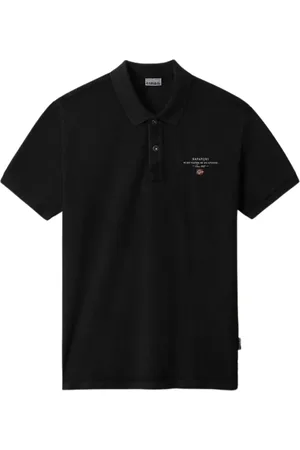 Napapijri Hombre, Camisetas, Negro, Talla: M