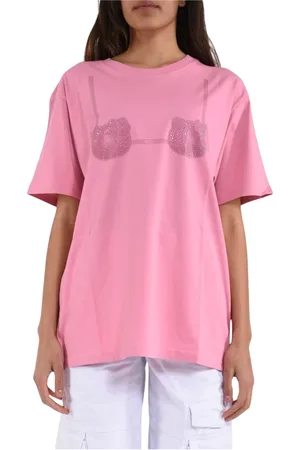 GCDS Mujer, Camisetas, Rosa, Talla: S
