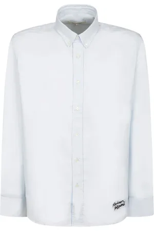 Maison Kitsuné Hombre, Camisas, Azul, Talla: L