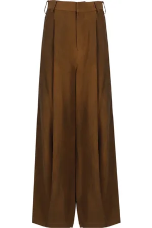 UMA WANG Mujer, Pantalones, Marrón, Talla: M
