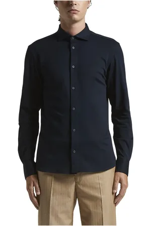 PESERICO SIGN Hombre, Camisas, Azul, Talla: S