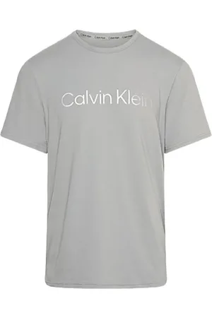Calvin Klein Hombre, Camisetas, Gris, Talla: XL