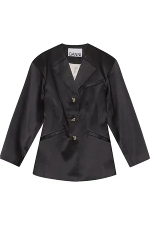 Ganni Mujer, Chaquetas, Negro, Talla: XS