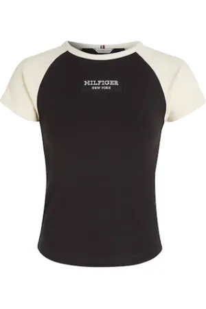 Tommy Hilfiger Mujer, Camisetas, Negro, Talla: M