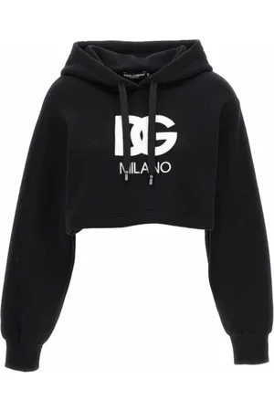 Dolce & Gabbana Mujer, Sudaderas, Negro, Talla: S