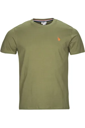 U.S. Polo Assn. Hombre, Camisetas, Verde, Talla: 3XL