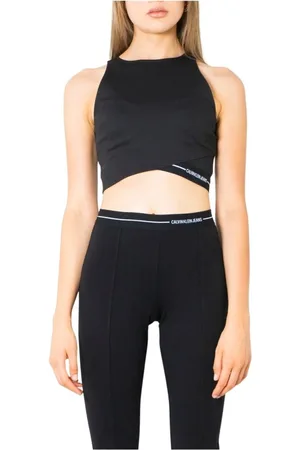 Calvin Klein Mujer, Camisetas, Negro, Talla: M