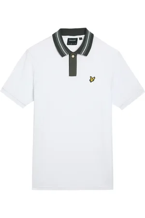 Lyle & Scott Hombre, Camisetas, Blanco, Talla: S