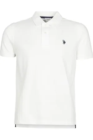 U.S. Polo Assn. Hombre, Camisetas, Blanco, Talla: L