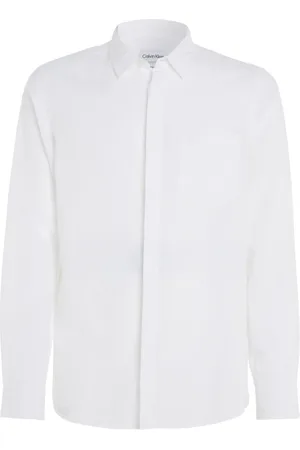 Calvin Klein Hombre, Camisas, Blanco, Talla: L