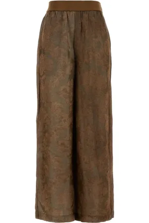 UMA WANG Mujer, Pantalones, Marrón, Talla: M