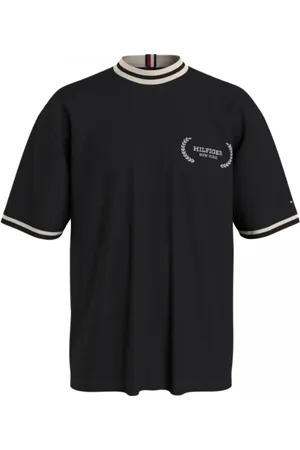 Tommy Hilfiger Hombre, Camisetas, Negro, Talla: L