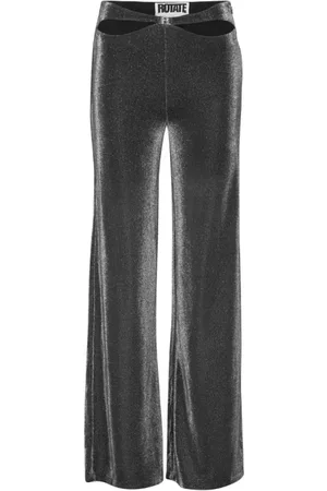 ROTATE Mujer, Pantalones, Negro, Talla: M