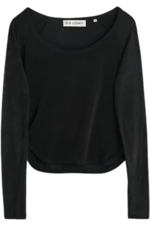 OUR LEGACY Mujer, Camisetas, Negro, Talla: M