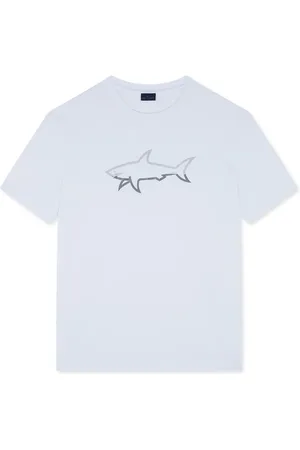 Paul & Shark Hombre, Camisetas, Blanco, Talla: S