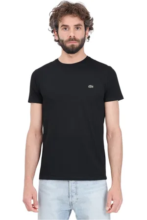 Lacoste Hombre, Camisetas, Negro, Talla: S