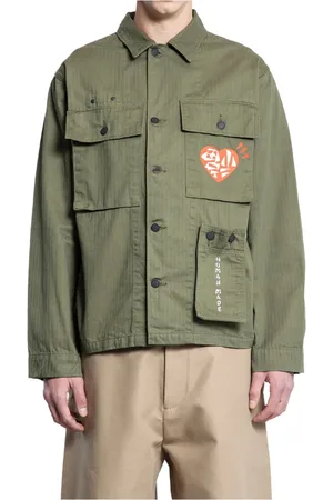 HUMAN MADE Hombre, Chaquetas, Verde, Talla: L