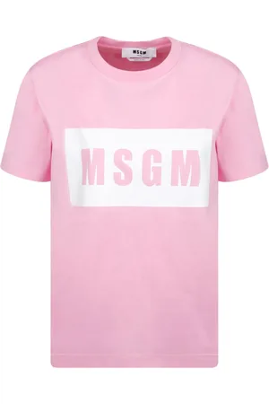 Msgm Mujer, Camisetas, Rosa, Talla: M