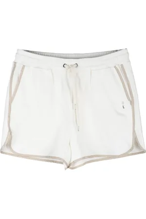 ELEVENTY Mujer, Pantalones cortos, Blanco, Talla: M