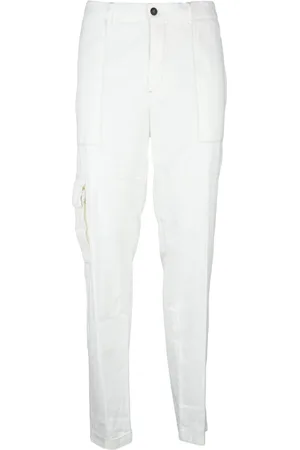ELEVENTY Hombre, Pantalones, Blanco, Talla: W34