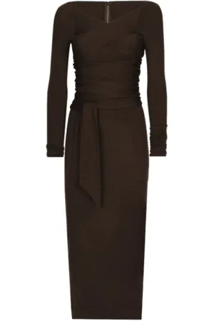 Dolce & Gabbana Mujer, Vestidos, Marrón, Talla: S