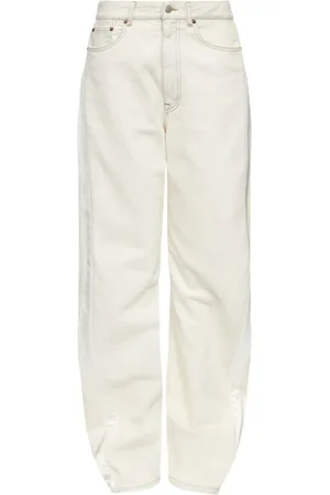 Maison Margiela Mujer, Pantalones, Blanco, Talla: W28