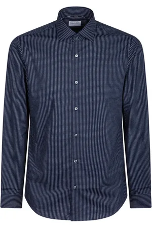 Calvin Klein Hombre, Camisas, Azul, Talla: XL