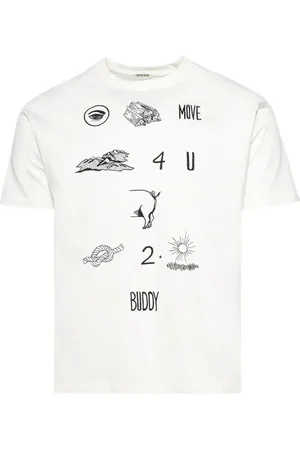BODE Hombre, Camisetas, Blanco, Talla: L
