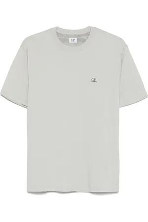 C.P. Company Hombre, Camisetas, Gris, Talla: L