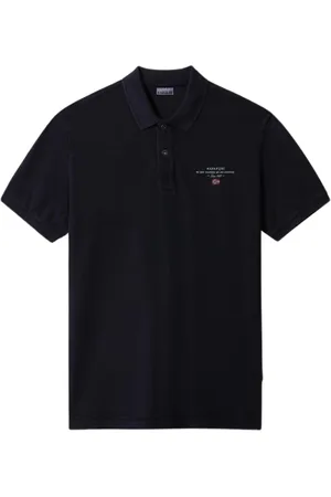 Napapijri Hombre, Camisetas, Azul, Talla: L