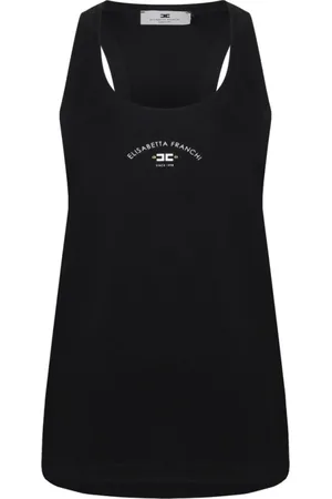 Elisabetta Franchi Mujer, Camisetas, Negro, Talla: XS