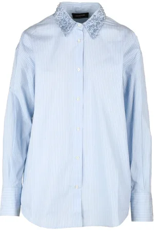 Fabiana Filippi Mujer, Blusas y Camisas, Azul, Talla: S