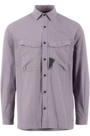 Klättermusen Hombre, Camisas, Púrpura, Talla: M