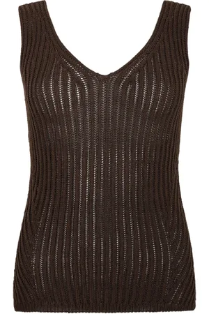 Max Mara Mujer, Camisetas, Marrón, Talla: M