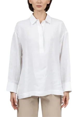 Max Mara Mujer, Blusas y Camisas, Blanco, Talla: L