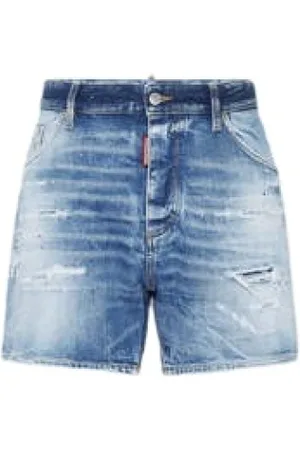 Dsquared2 Hombre, Pantalones cortos, Azul, Talla: S