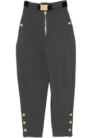 Elisabetta Franchi Mujer, Pantalones, Gris, Talla: XS