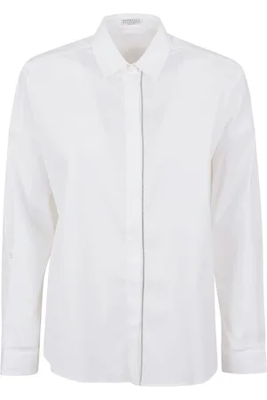 Brunello Cucinelli Mujer, Blusas y Camisas, Blanco, Talla: S