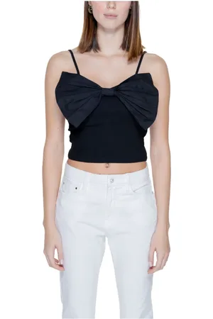 ONLY Mujer, Camisetas, Negro, Talla: S