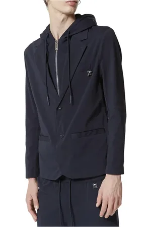 John Richmond Hombre, Chaquetas, Azul, Talla: XL